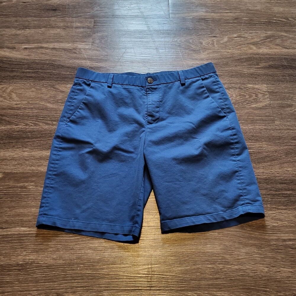 Banana Republic Performance Golf Classic Fit Chino Shorts Navy Size 34